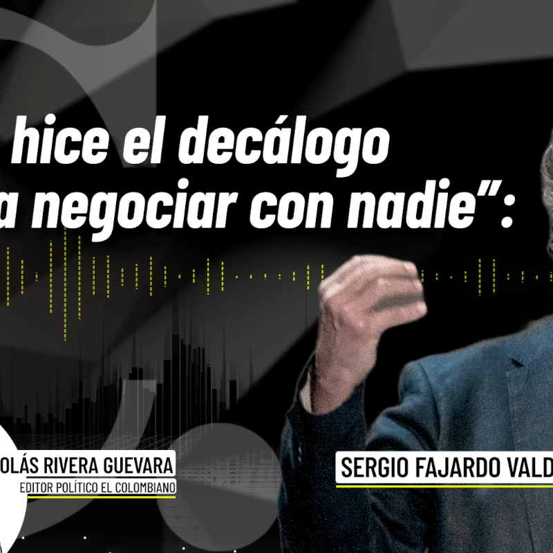 Sergio Fajardo habla tras su última campaña: el decálogo, la polarización y su futuro político