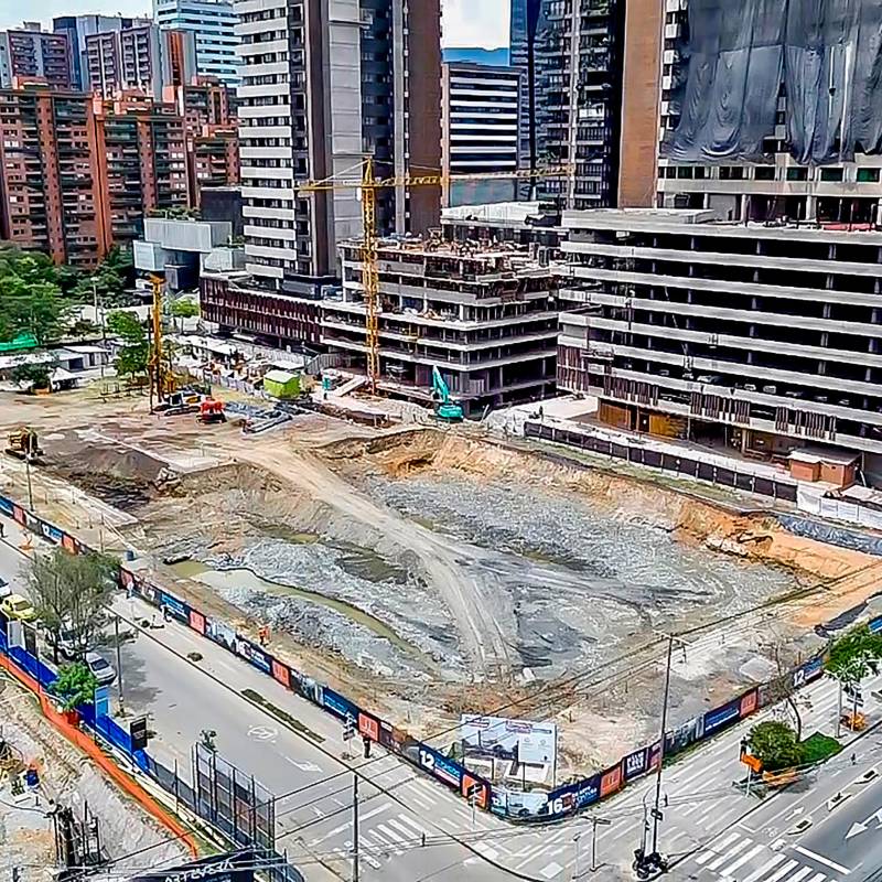 Así va el ReCreo cultural de Ciudad del Río (comuna 14), uno de los más grandes y ambiciosos que se tienen planeados. FOTO MANUEL SALDARRIAGA