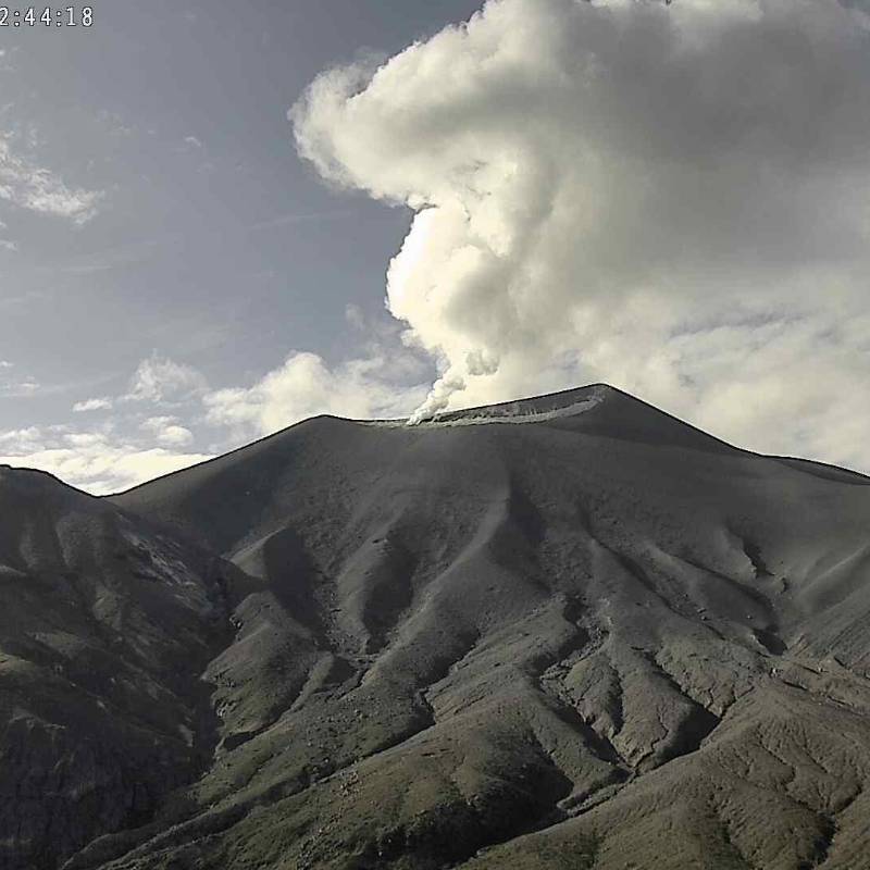 Imagen del volcán Puracé. Foto: Servicio Geológico Colombiano