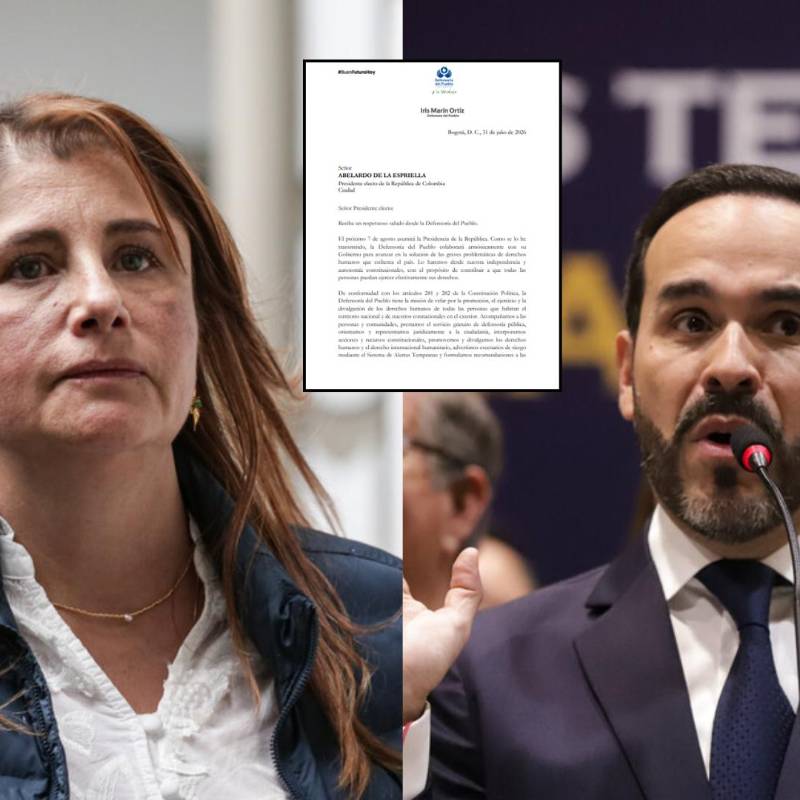 Iris Marín, defensora del Pueblo, le hizo un llamado al gobierno entrante para reevaluar propuestas que afectarían temas de paz y de libertad de prensa. Foto: Colprensa