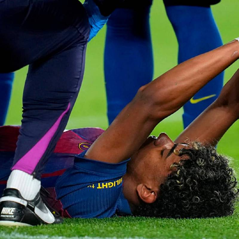 Lamine Yamal, de 18 años, es la gran figura del Barcelona, que no podrá contar con él en lo que resta de Liga de España, que finaliza este 24 de mayo. FOTO GETTY