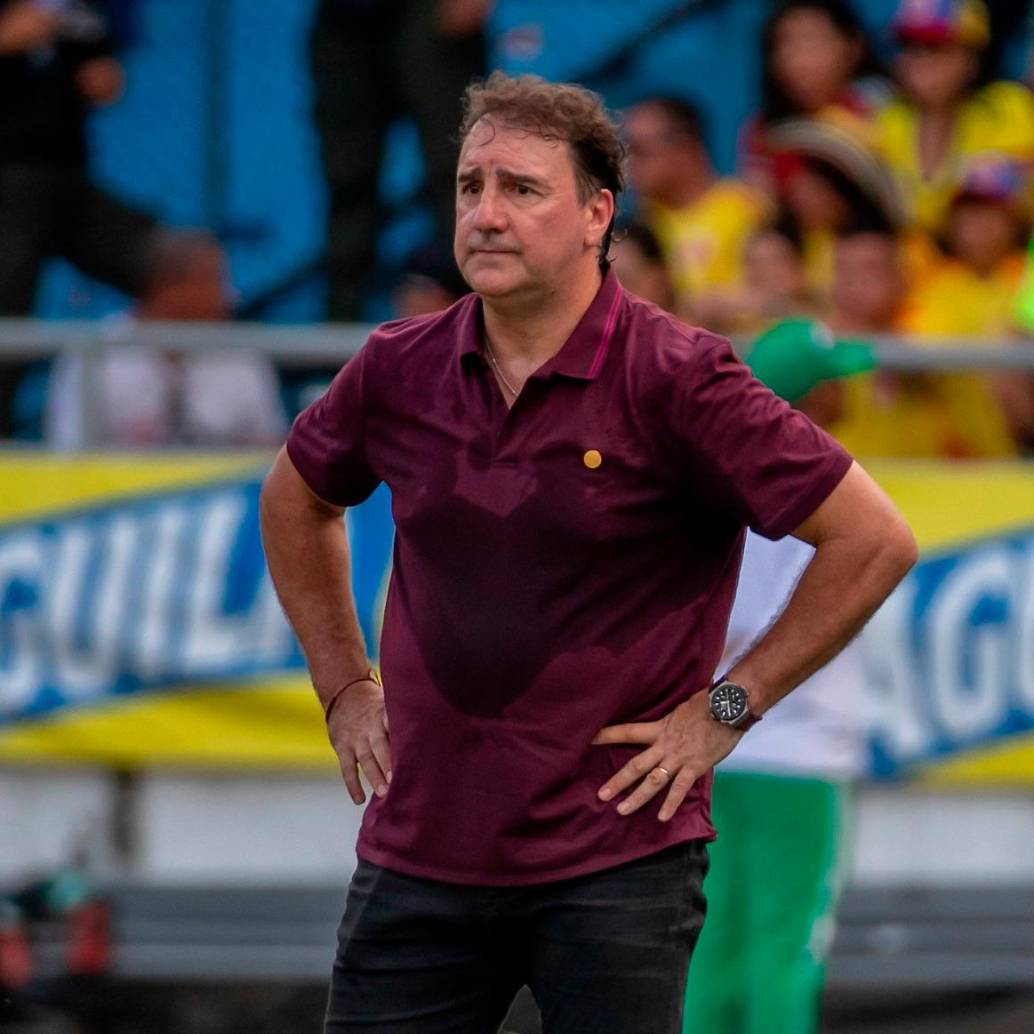 El entrenador Néstor Lorenzo asumió la dirección técnica de Colombia en junio del 2022. Llevó a la Tricolor a la final de la Copa América 2024. FOTO: JUAN ANTONIO SÁNCHEZ