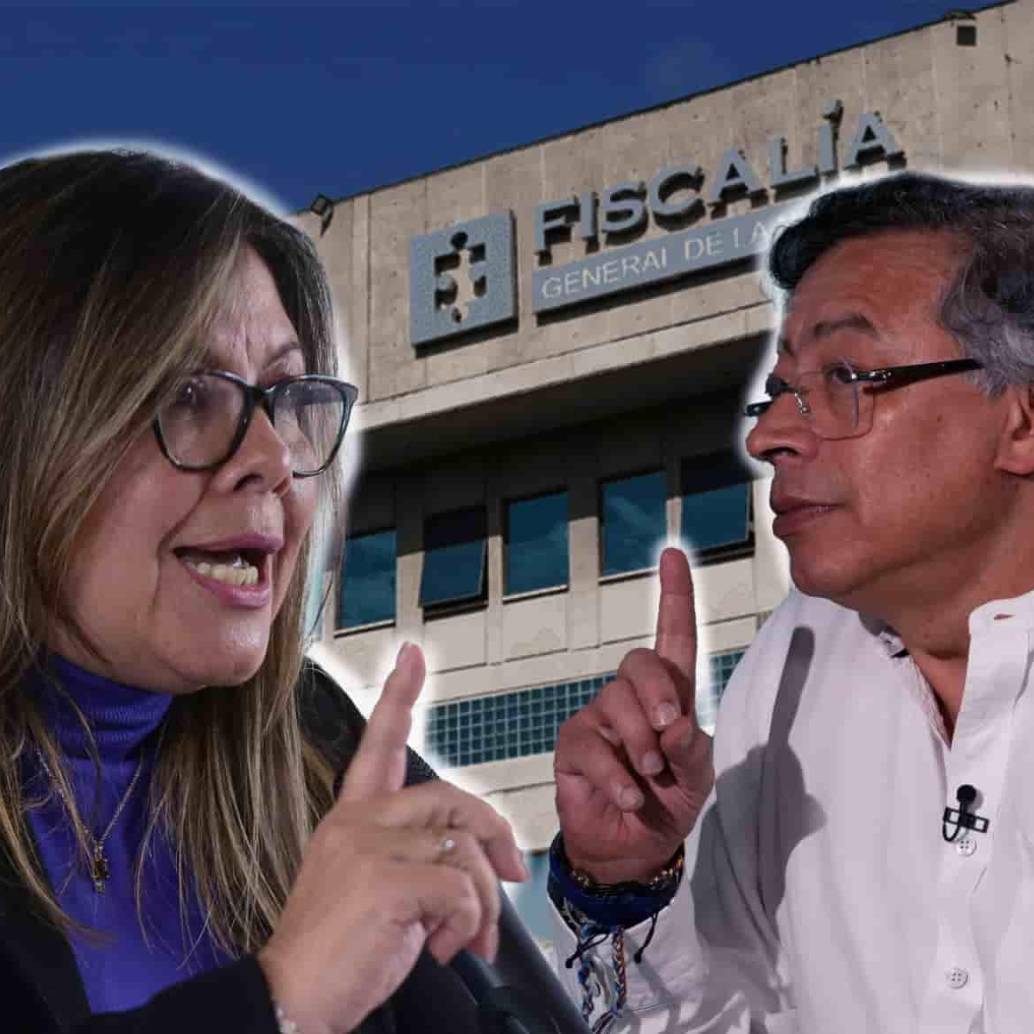 Lo que parecía una relación cordial entre la fiscal Camargo y el presidente Gustavo Petro se ha ido deteriorando con el paso de los últimos meses. FOTO COLPRENSA Y PRESIDENCIA