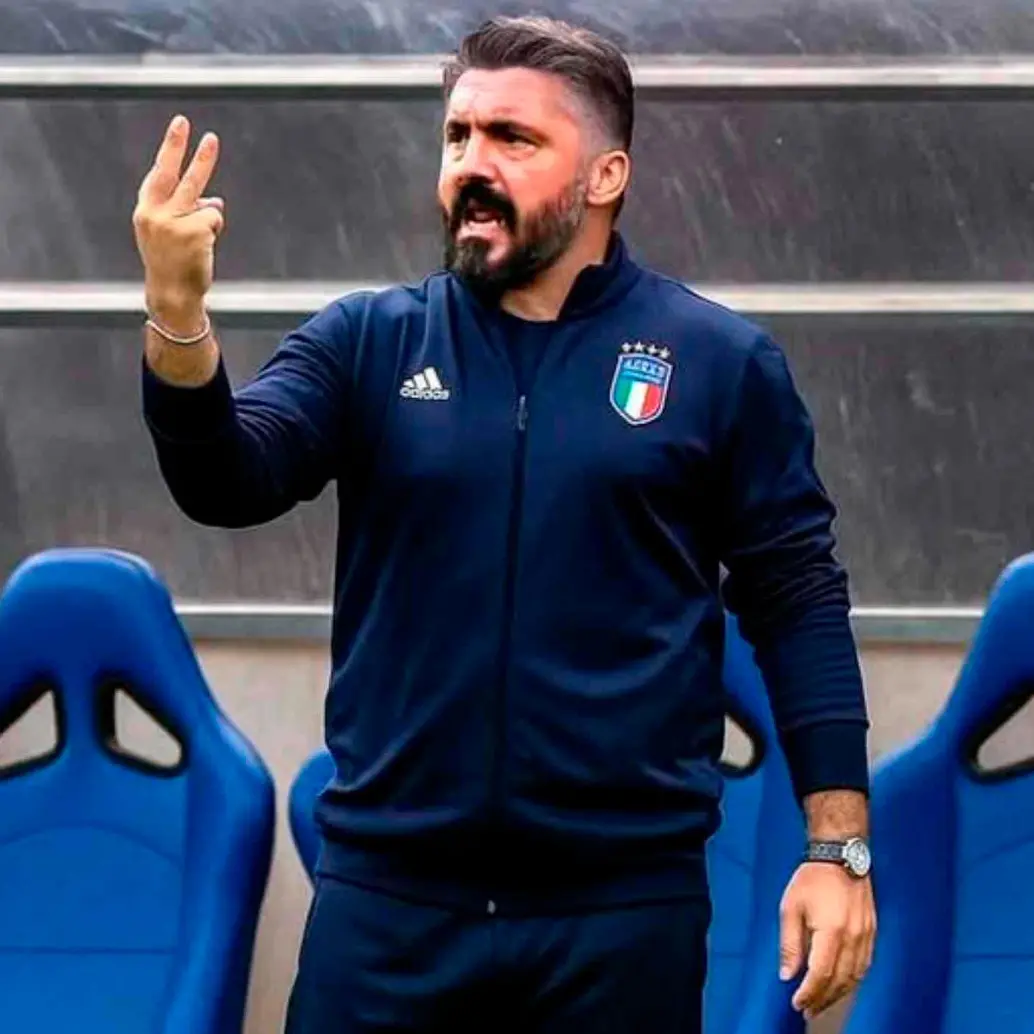 El elegido por la Federación Italiana de Fútbol (FIGC) para tomar las riendas de la Selección es Gennaro Gattuso.<b> </b>FOTO TOMADA X