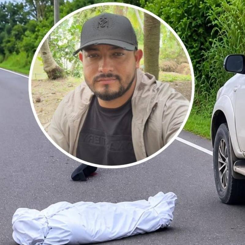 Jhon Henry Jaramillo Carvajal tenía 32 años de edad. El examen preliminar evidenció que presentaba cuatro heridas ocasionadas con arma de fuego, además de marcas de presión en el cuello y en las manos. FOTOS Cortesía Urabá Digital. 