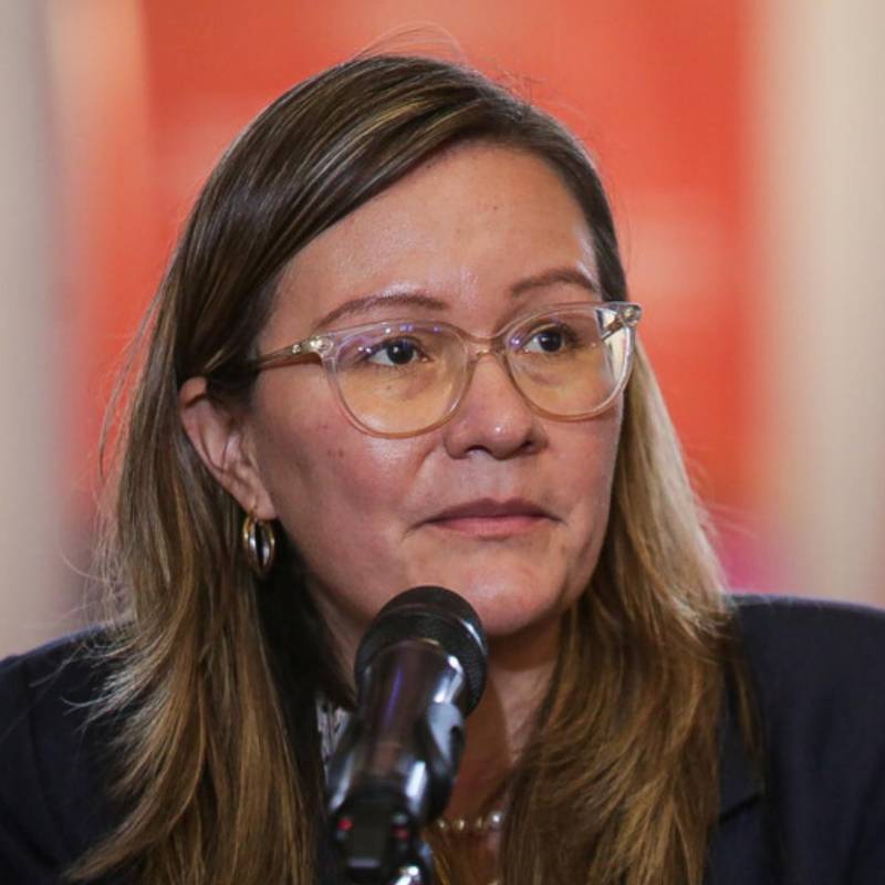 Rusinque, ahora magistrada del Consejo Nacional Electoral (CNE), fue una de las pocas fichas que acompañó al expresidente Petro a lo largo de todo su gobierno. Foto: Colprensa