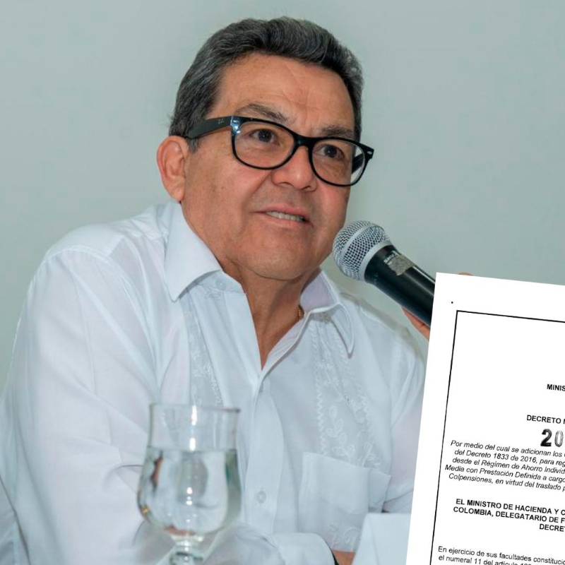 Jaime Dussán, presidente de Colpensiones, defendió la llegada de los 25 billones de pesos argumentando que el monto es menor frente a la totalidad de los fondos privados. 