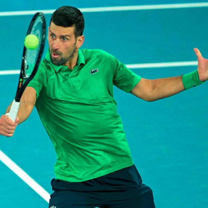 Novak Djokovic se quejó por la excesiva exposición del Abierto de Australia de asuntos extradeportivos. FOTO GETTY