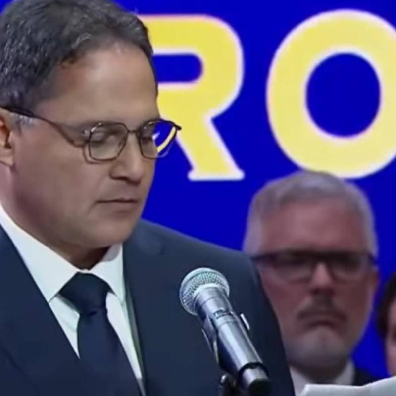 Aunque el Centro Democrático y Defensores de la Patria protagonizaron una disputa por el control del Senado, Henríquez optó por un discurso conciliador ante el nuevo gobierno. FOTO: CAPTURA DE PANTALLA.