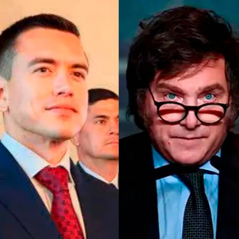 Daniel Noboa, en Ecuador (izq.); Javier Milei, en Argentina (der.) y José Antonio Kast en Chile abanderan el giro a la derecha en América Latina. FOTO EL COLOMBIANO Y AGENCIAS