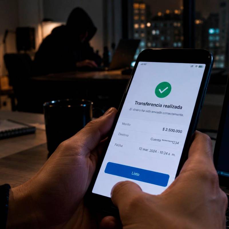 Las transferencias digitales pueden ser utilizadas por delincuentes para convertir pesos colombianos en USDT y trasladarlos a otras billeteras. FOTO: CORTESÍA