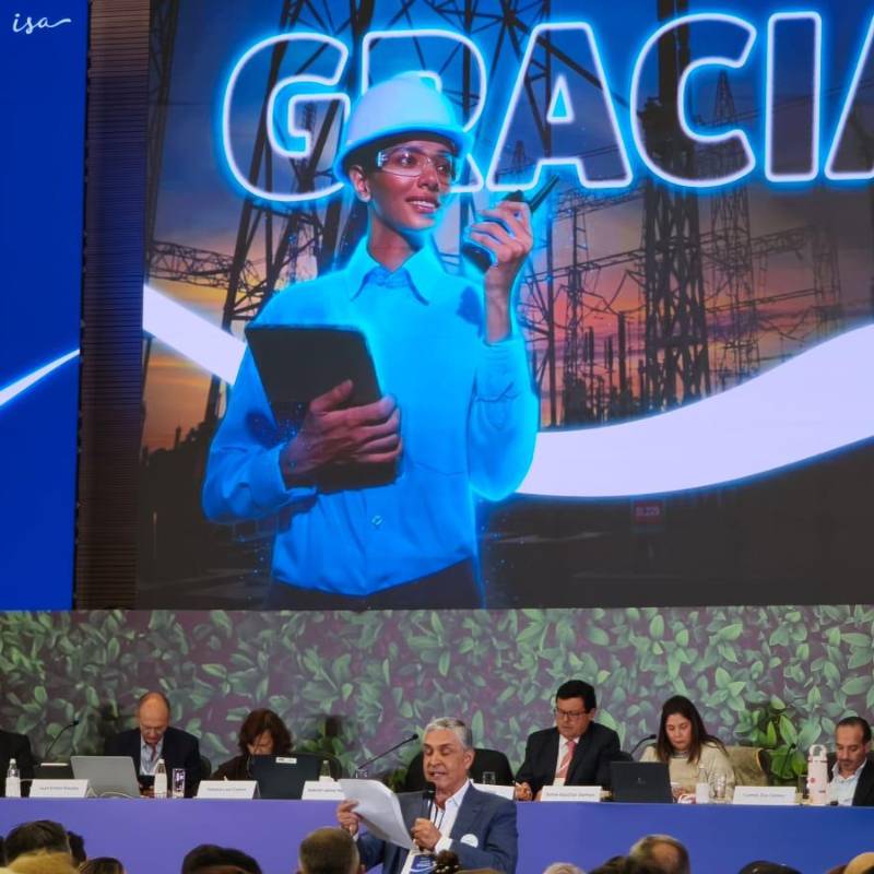 Asamblea de accionistas de ISA. FOTO: El Colombiano.