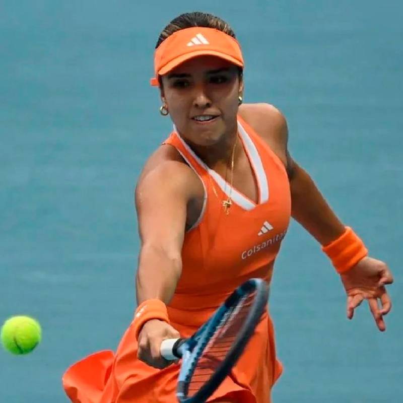 Camila Osorio se ubica esta semana en el puesto 58 del ranquin mundial de tenis. FOTO AFP