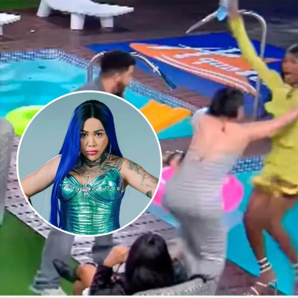 Yina Calderón fue expulsada del reality tras agredir a su compañera ‘La Piry’ durante una discusión. FOTO: redes sociales. 