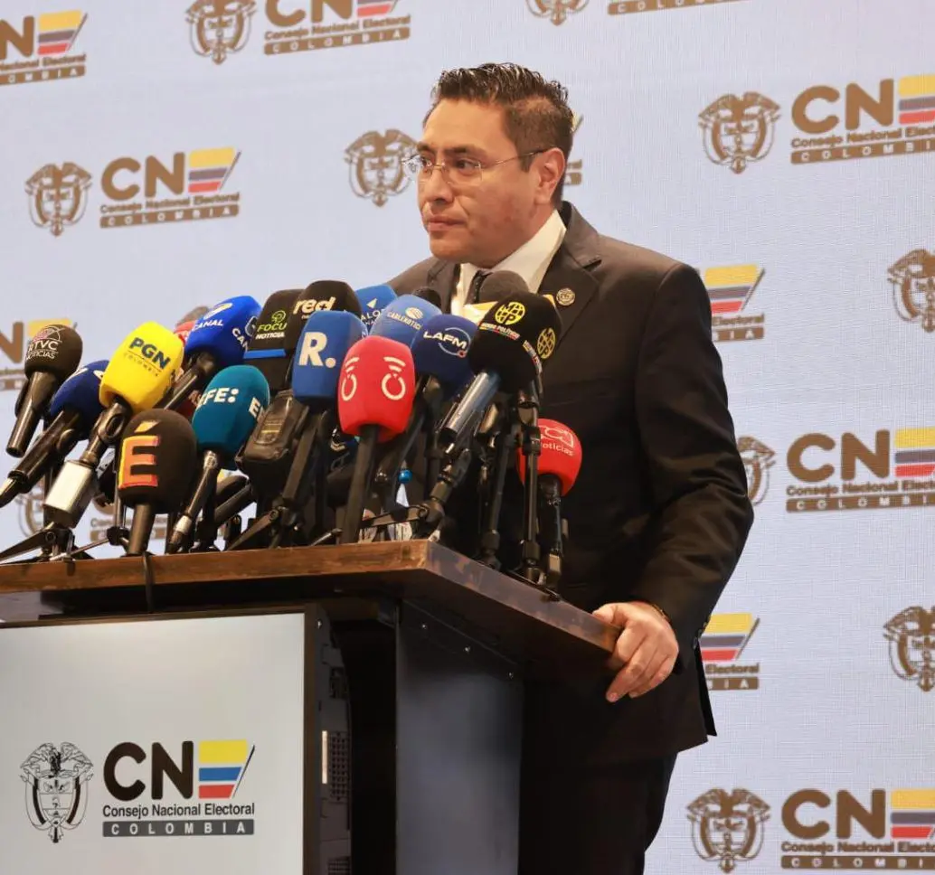Cristian Quiroz, presidente del CNE. Foto: Consejo Nacional Electoral