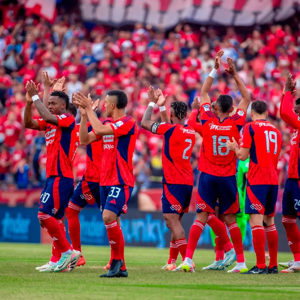 Medellín (7°), luego del triunfo en la jornada 19 contra Pereira, alcanzó los 32 puntos en la tabla de posiciones de la Liga. FOTO: Juan Antonio Sánchez