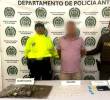 Alias El Funerario, quien fue detenido en Jericó junto a la droga incautada. FOTO: Cortesía.