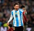 Lionel Messi, a sus 38 años marcó doblete con Argentina ante Venezuela, en el qu e sería su último partido por Eliminatoria en Buenos Aires. FOTO AFP