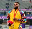 José Gregorio Lemos le da la tercera medalla dorada a Colombia en el Mundial de Para Atletismo. Foto: Tomada de redes @colparalimpico