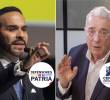 Abelardo De la Espriella y Álvaro Uribe Vélez. El primero lidera el movimiento Defensores de la Patria, el segundo es fundador del Centro Democrático. Fotos: