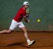 Miguel Tobón en acción, el antioqueño se luce en España en un torneo Challenger de Mallorca. FOTO EC