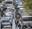 Uno de los cierres viales afecta al Centro de la ciudad. Foto: Andrés Camilo Suárez.