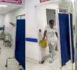 Imágenes tomadas de video que evidencia goteras en hospital de Quibdó. Foto: tomada de video