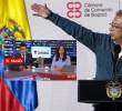 El presidente Gustavo Petro difundió información falsa de Telemundo. Foto: Colprensa