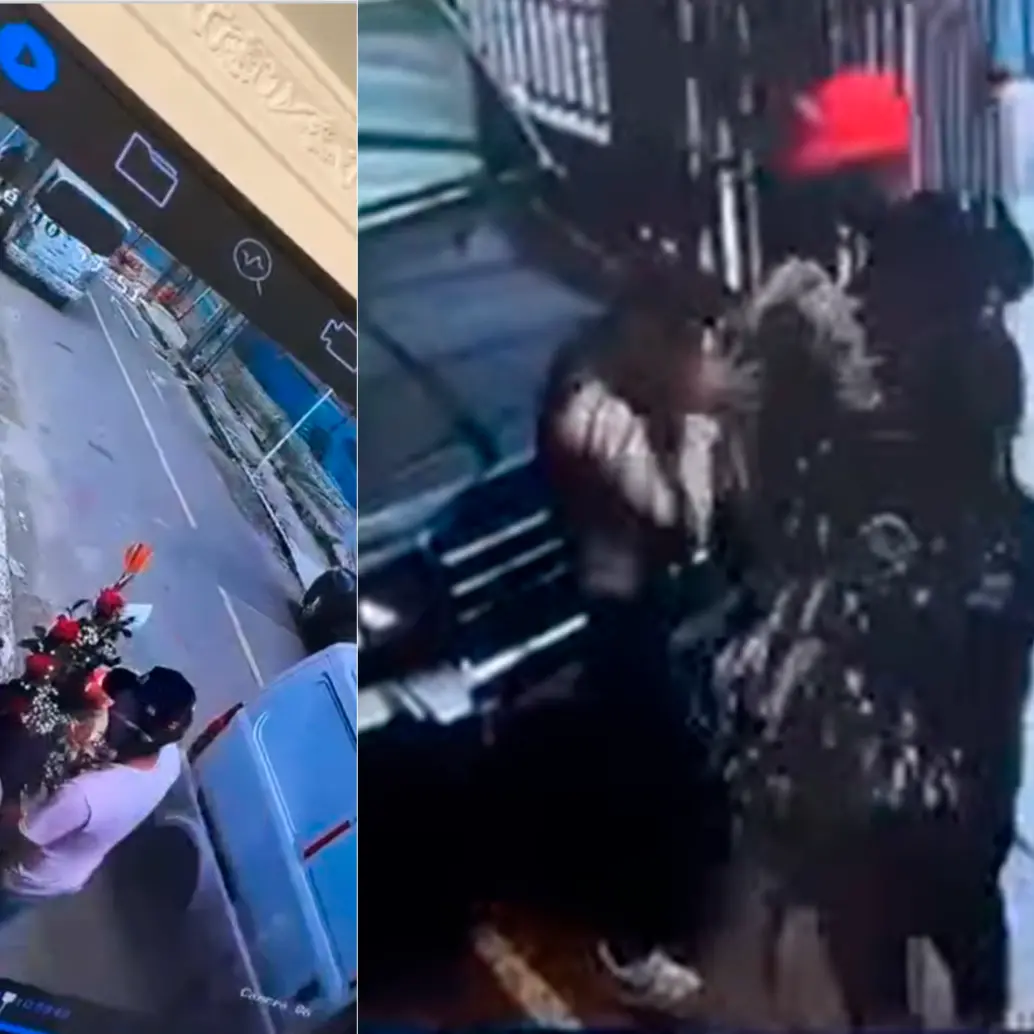 Los falsos domiciliarios irrumpieron en la vivienda con la escusa de entregar un arreglo floral. FOTO CAPTURA DE PANTALLA
