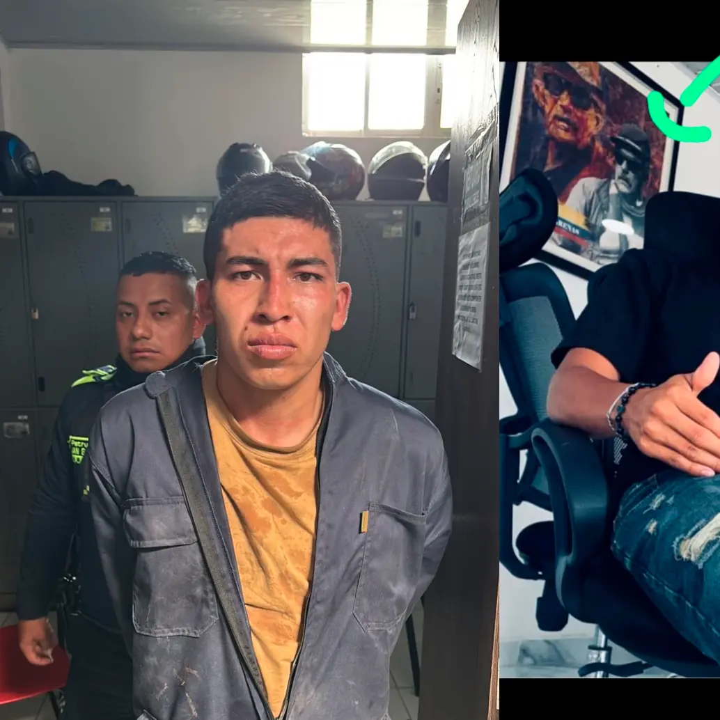 Alias Sebastián es el único capturado, hasta ahora, por el ataque terrorista frente a la base aérea de Cali. FOTO CORTESÍA 