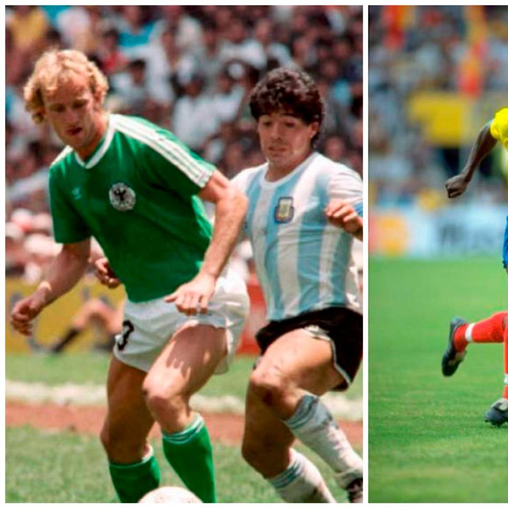 Los futbolistas Andrea Brehme, Diego Armando Maradona y Freddy Rincón son algunas de las figuras del Mundial de 1990 que han fallecido. FOTOS: AFP Y GETTY 