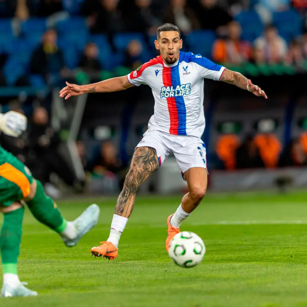 Daniel Muñoz ha jugado 28 partidos europeos (Champions, Europa League y Conference): 16 con el Genk de Bélgica y 12 con Crystal Palace. FOTO: <b>GETTY</b>