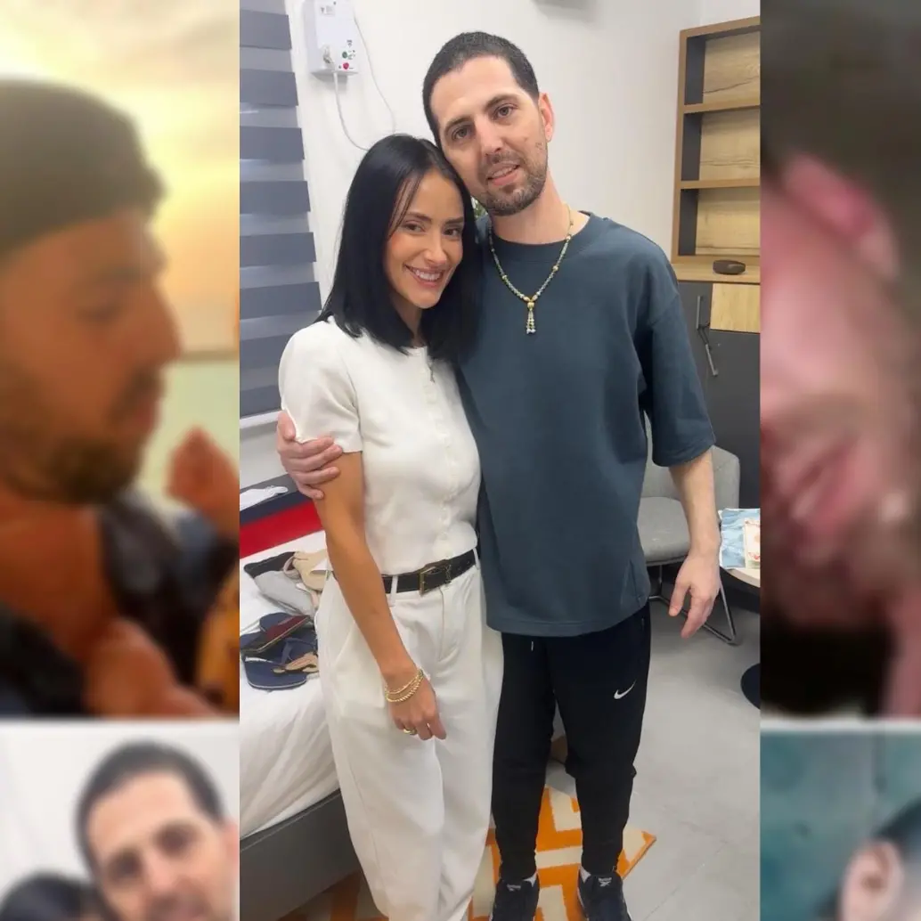 Elkana Bohbot, el colombo-israelí que fue liberado por Hamás. Foto: X Elkana Bohbot is Home @bringelkanahome