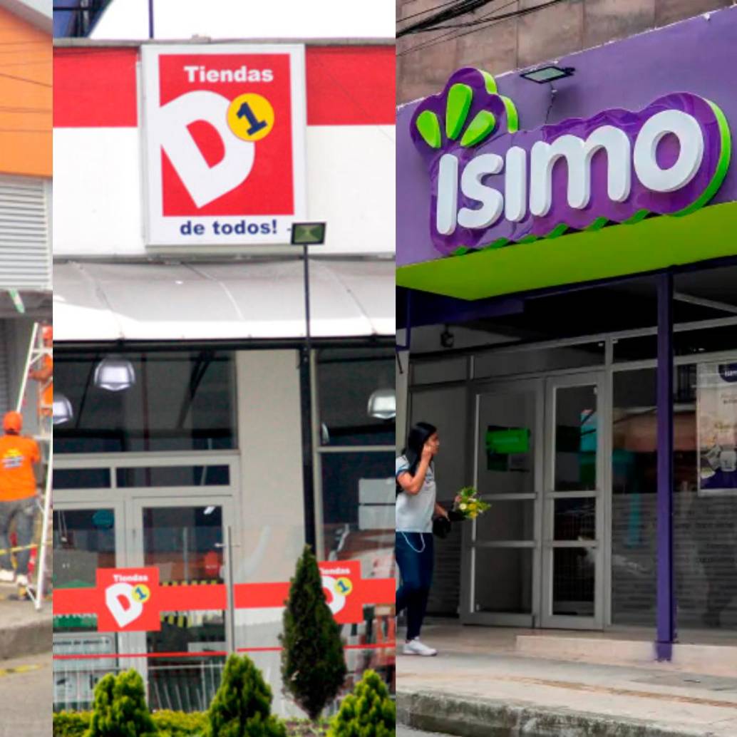 Ara, D1 e Ísimo. FOTO COLPRENSA Y EL COLOMBIANO