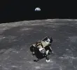 El cohete fue lanzado en enero de 2025 para transportar los módulos Blue Ghost y Resilience. FOTO: Nasa