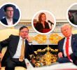 Bruce Mac Master, Germán Bahamón y María Claudia Lacouture se refirieron a la reunión de los presidentes Donald Trump y Petro. FOTOS COLPRENSA Y PRESIDENCIA.