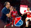 El delantero bolivarense Brayan León Muñiz es el segundo goleador del DIM en el Apertura con 3 tantos. Estuvo con Alejandro Restrepo en el título del Pereira de 2022. El volante Daniel Torres, de 35 años, es uno de los referentes del plantel dirigido por Jorge Bava. El cundinamarqués estuvo en el DIM en su última fina. FOTO: ILUSTRACIÓN EL COLOMBIANO