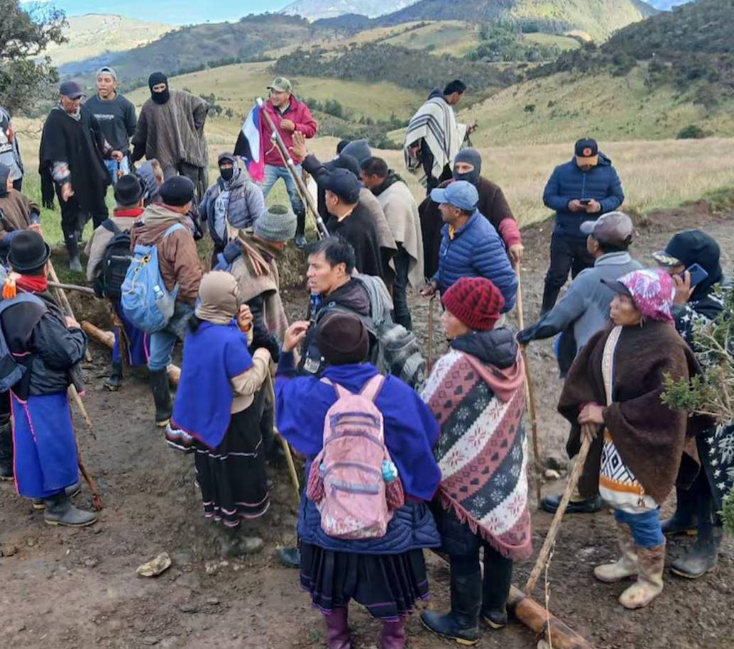 Comunidades indígenas Nasa y Misak, en Cauca. Foto: redes