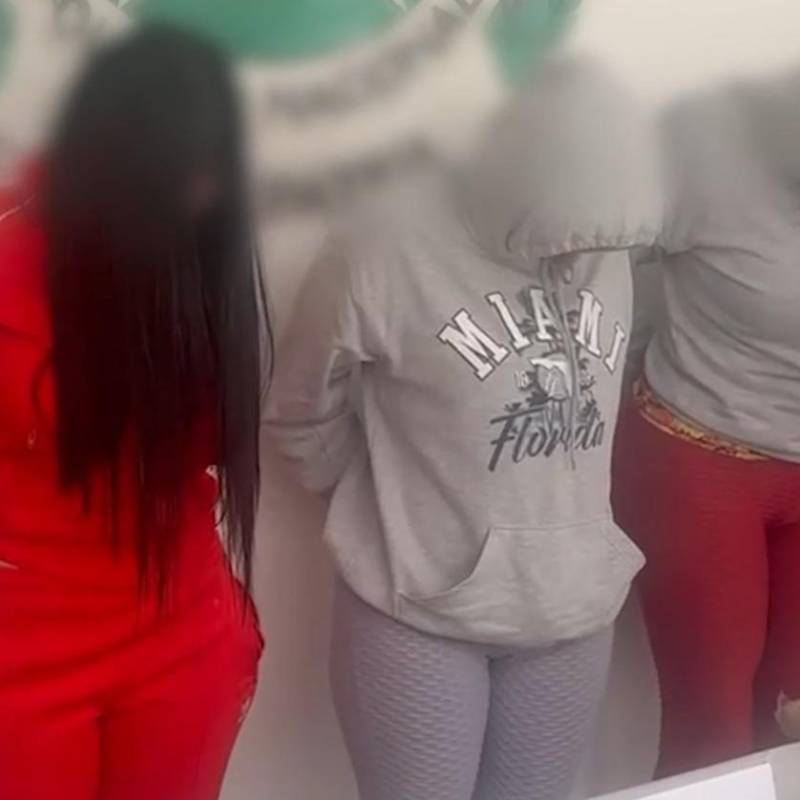 Banda de mujeres dedicada al hurto de extranjeros en Medellín. FOTO: CORTESÍA