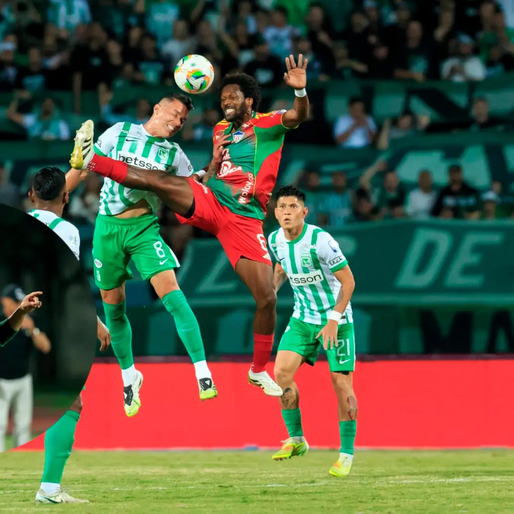 Atlético Nacional empató con Junior en Ditaires en un duelo que merecía un mejor resultado. Foto: Camilo Suárez. 