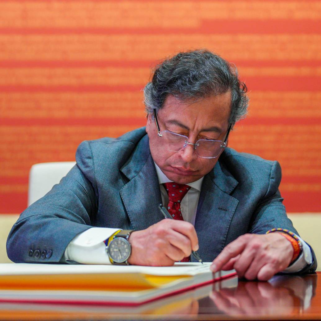 El presidente Gustavo Petro respondió a las acusaciones de Estados Unidos. FOTO: Presidencia