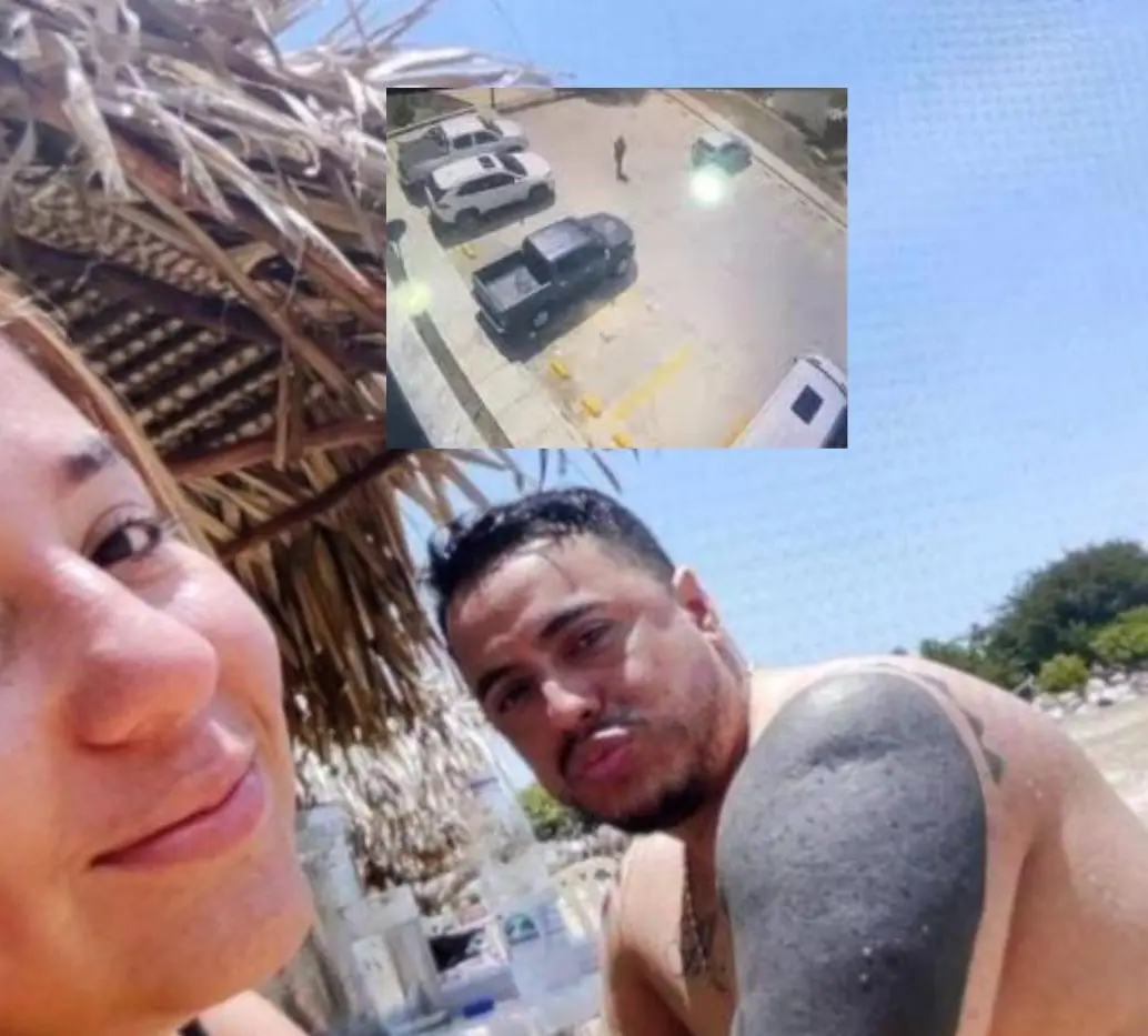 Alias Castor y su expareja, la abogada María Alejandra Vera. La mujer fue asesinada en un parqueadero de Puerto Colombia, cerca a Barranquilla. Fotos: redes