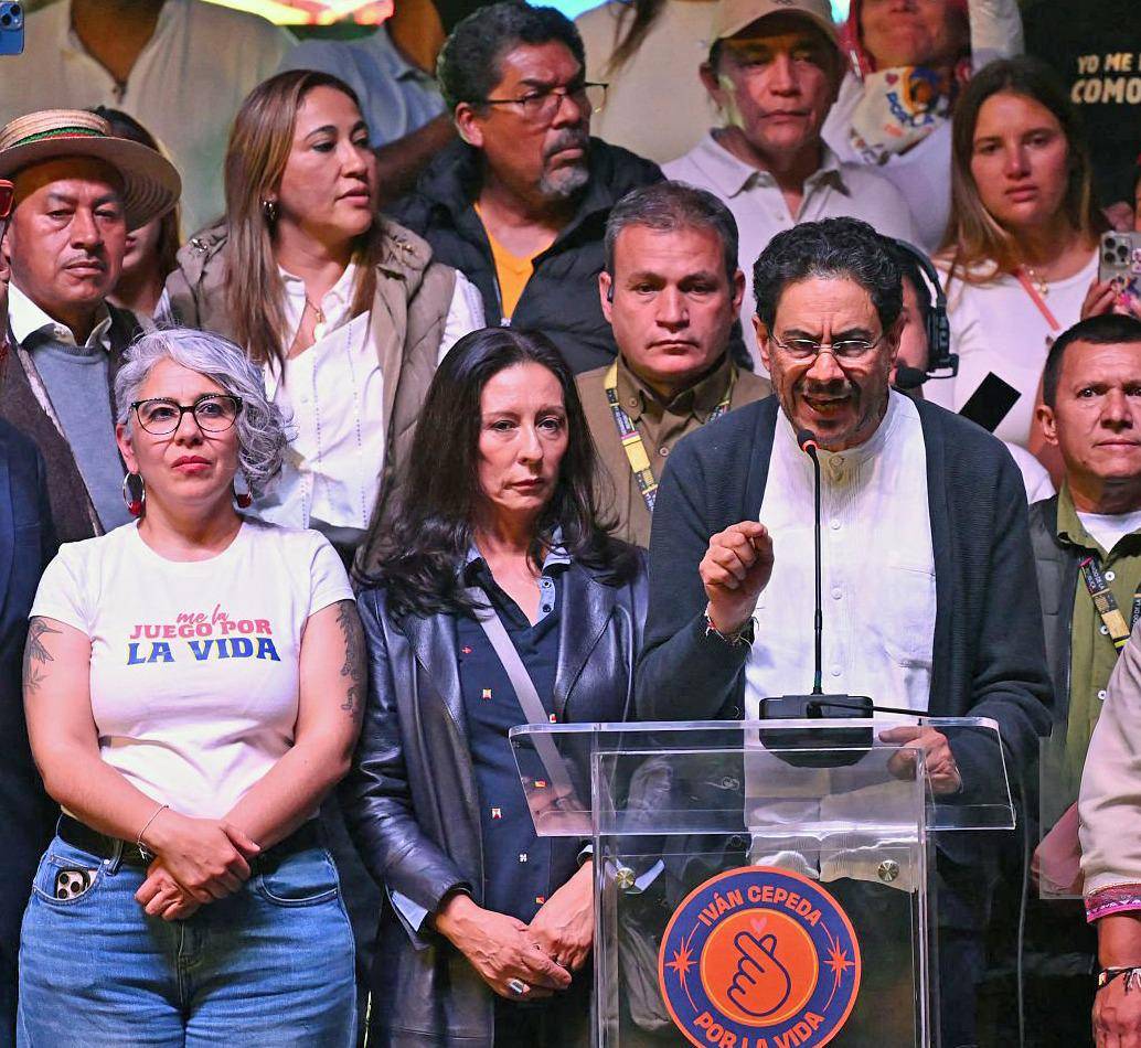 Iván Cepeda, excandidato presidencial. Foto: AFP
