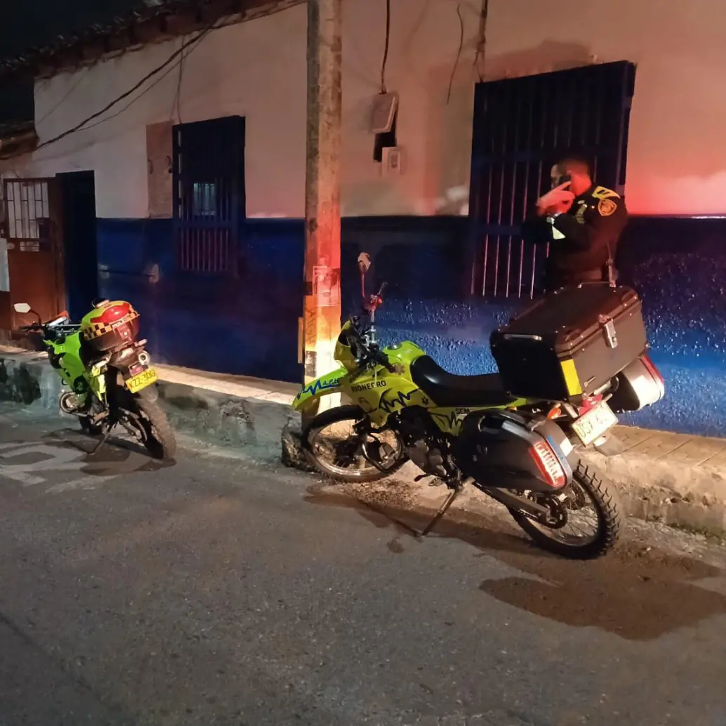 En esta cuadra del centro de Rionegro fue donde ocurrieron los hechos. FOTO: Cortesía