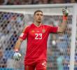 Emiliano Martínez irá al Mundial con una fractura en una de sus manos y estará en tratamiento antes de operarse. FOTO JUAN ANTONIO SÁNCHEZ