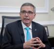 El ministro de Hacienda, Miguel Gómez Martínez, presentó en Nueva York la estrategia fiscal del Gobierno para corregir las cuentas públicas y recuperar la confianza de los inversionistas. FOTO Colprensa