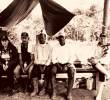 De izquierda a derecha Maryuri Hernández, Jesús Valero, Jaime Caicedo, Óscar García y Nixon Peñalosa. FOTO CORTESÍA FUERZAS MILITARES.
