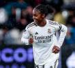 La delantera colombiana celebra su tanto, en la victoria del Real Madrid femenino en la semifinal de la Supercopa Española, ante el Atlético de Madrid. FOTO TOMADA X @realmadridfem