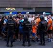 A Madrid llegaron cerca de 4 mil aficionados franceses para ver al Olympique de Marsella ante el Real Madrid. Foto: Getty Images