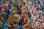 La masiva participación, que ha sido una constante en cada uno de los eventos feriales de la ciudad, se hizo sentir con fuerza, con miles de personas que se congregaron para presenciar este espectáculo único en el mundo. Foto: Esneyder Gutiérrez